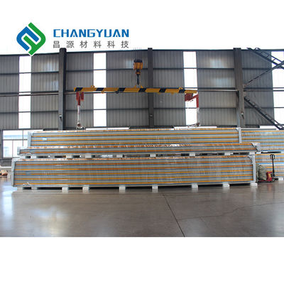 Couleur insonorisée de panneau de mur de sandwich à unité centrale de Shandongchangyuan diverse