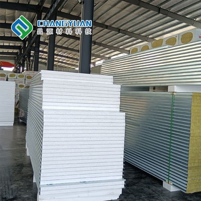 Panneau composé 50mm/75mm/100mm de PVF SMP PVDF pour le mur extérieur et le toit