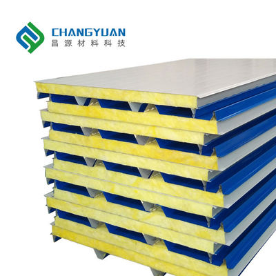 résistance de feu de panneau &quot;sandwich&quot; de 1500mm pour le toit de mur intérieur de mur extérieur