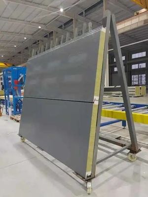 Système de panneaux muraux sandwich ignifuges de 200 mm d'épaisseur pour immeubles de grande hauteur