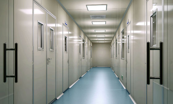 Panneaux muraux modulaires de salle blanche personnalisables d'épaisseurs différentes