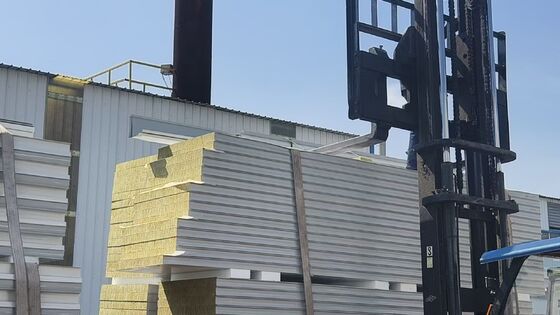 Panneau de sandwich à l'épreuve du feu pour salle blanche à isolation acoustique avec épaisseur personnalisable pour les environnements à haute propreté