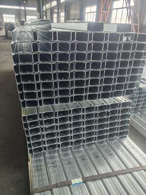 Customized Length Hot Dipped Galvanized Metal Building Purlin in C/Z Shape for Commercial Steel Frame Buildings