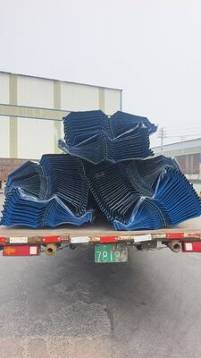 Decking métallique ondulé à haute capacité de charge avec acier galvanisé et longueurs personnalisées jusqu'à 6000 mm