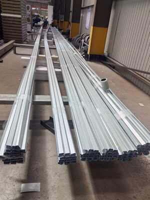 Panneaux sandwich en laine de roche revêtements muraux de salle blanche panneaux muraux modulaires de salle blanche